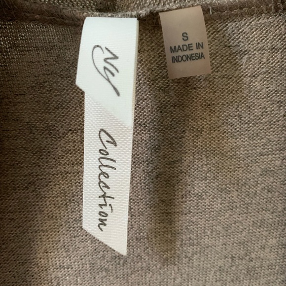 NY Collection Waterfall Cardigan - Picture 3 of 10